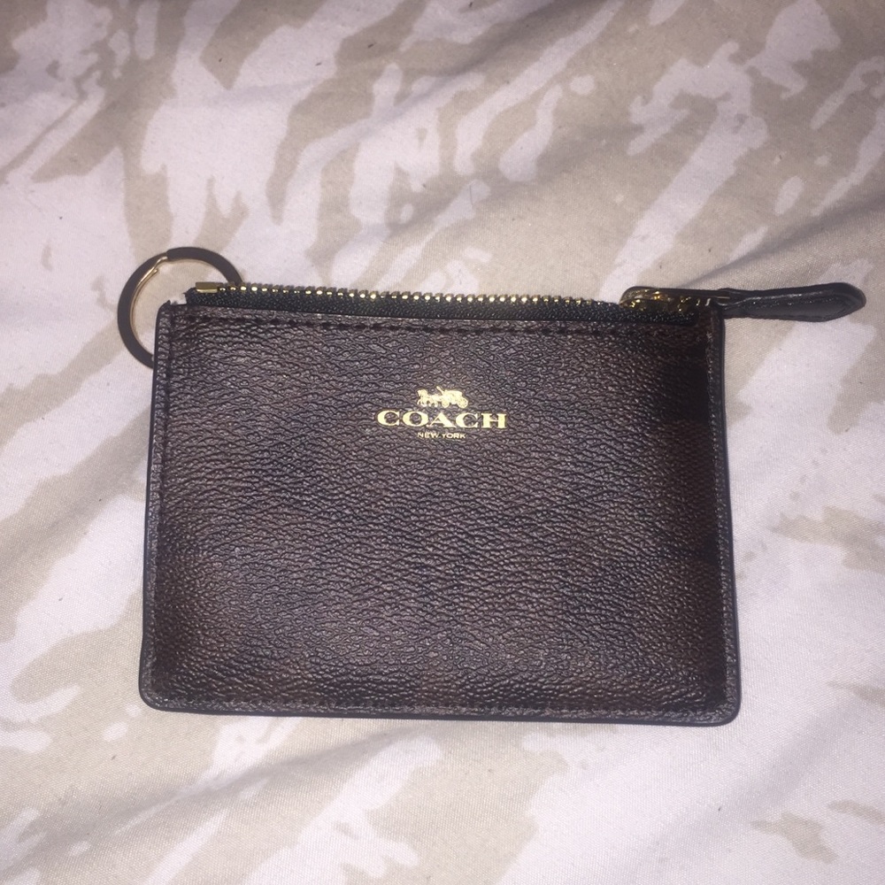 COACH mini skinny wallet